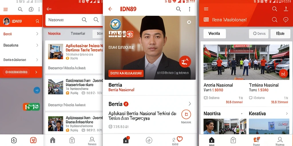 Antarmuka modern dan informatif dari IDN89.