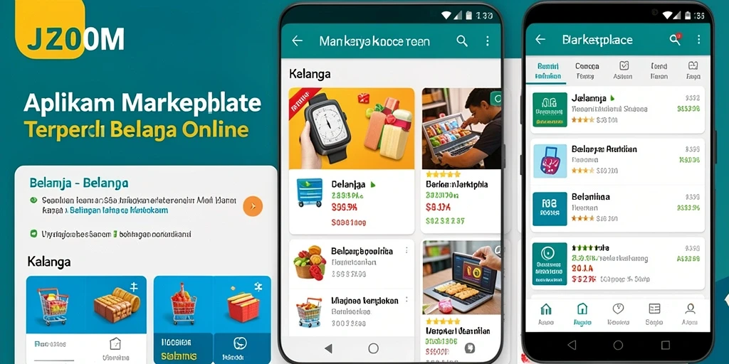 Tampilan antarmuka J200M yang modern dan mudah dinavigasi.