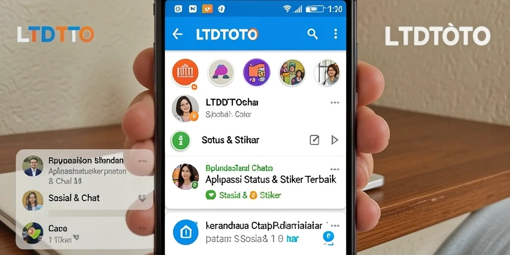 Tampilan antarmuka LTDTOTO yang menarik dan mudah digunakan.