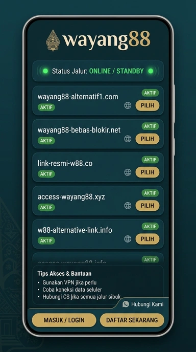 Link Alternatif Resmi Wayang88 untuk Pengguna Android